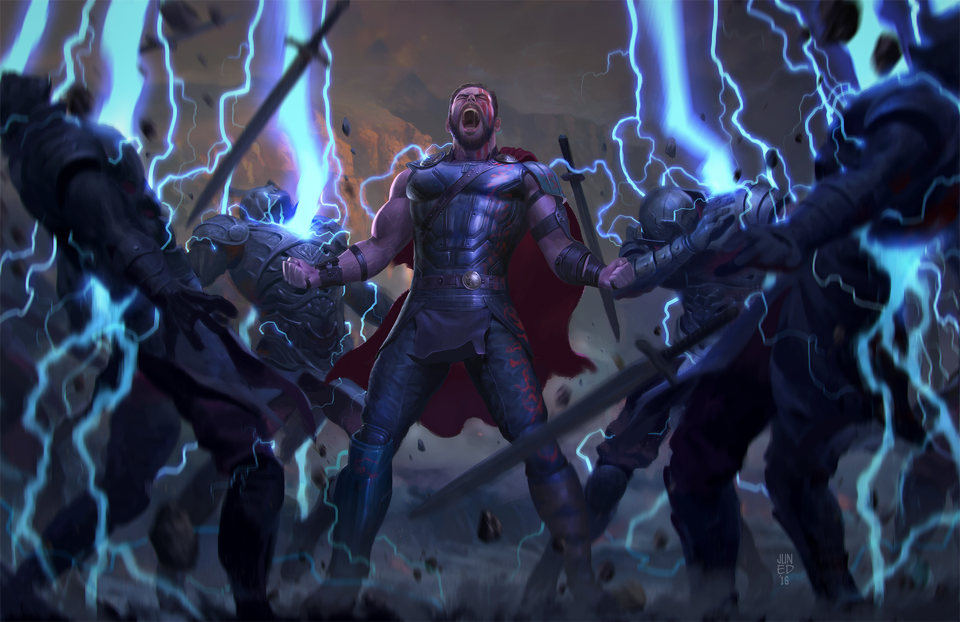 Laden Sie das Filme, Thor, Thor: Tag Der Entscheidung-Bild kostenlos auf Ihren PC-Desktop herunter