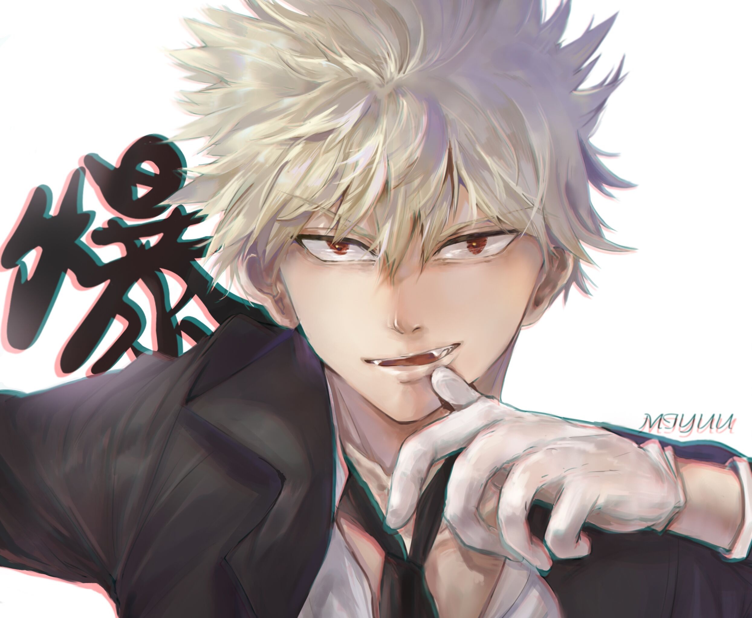 Handy-Wallpaper Animes, Katsuki Bakugou, Boku No Hero Academia kostenlos herunterladen.