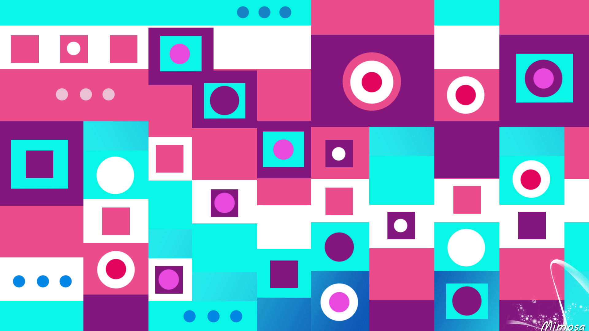 Free download wallpaper Abstract, Colorful, Square, Circle, Shapes, Geometry on your PC desktop