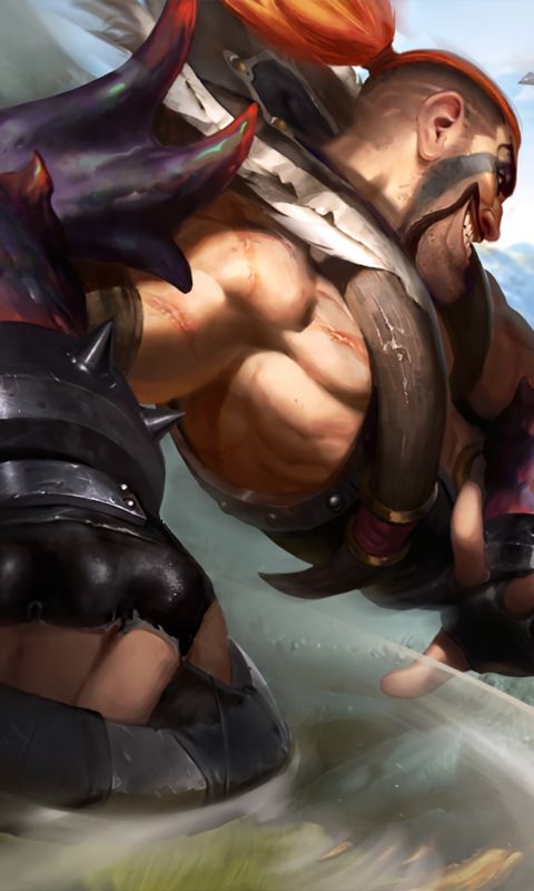 Download mobile wallpaper League Of Legends, Video Game, Tryndamere (League Of Legends), Sejuani (League Of Legends), Draven (League Of Legends) for free.