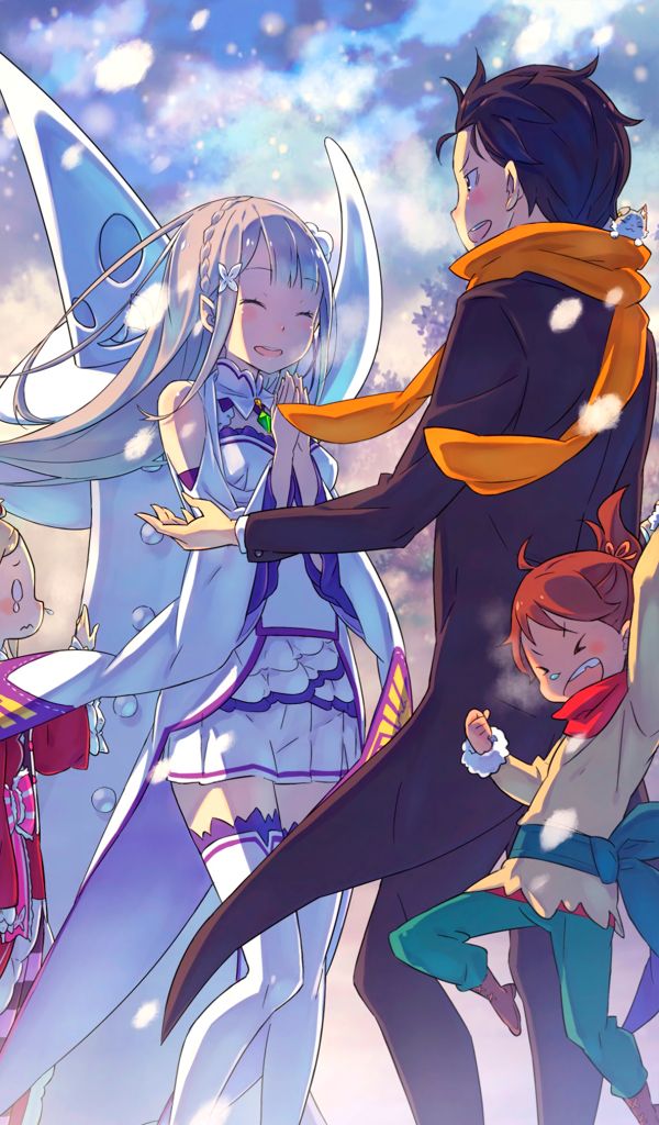 Téléchargez des papiers peints mobile Animé, Émilie (Re:zero), Re:zero Commencer Sa Vie Dans Un Autre Monde, Pack (Re:zero), Subaru Natsuki gratuitement.