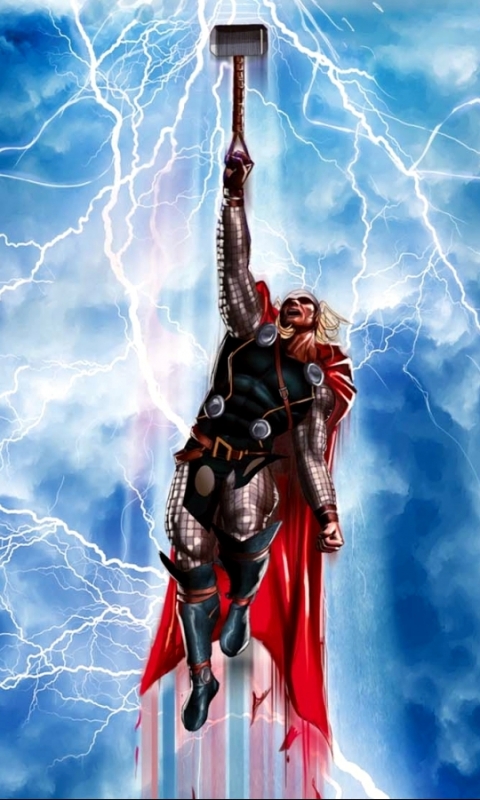 Descarga gratuita de fondo de pantalla para móvil de Historietas, Thor.