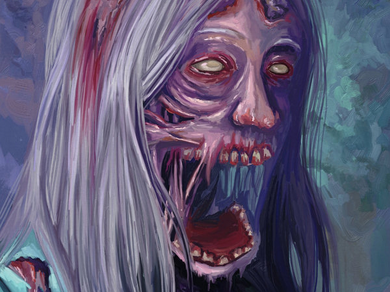 Free download wallpaper Zombie, Dark on your PC desktop