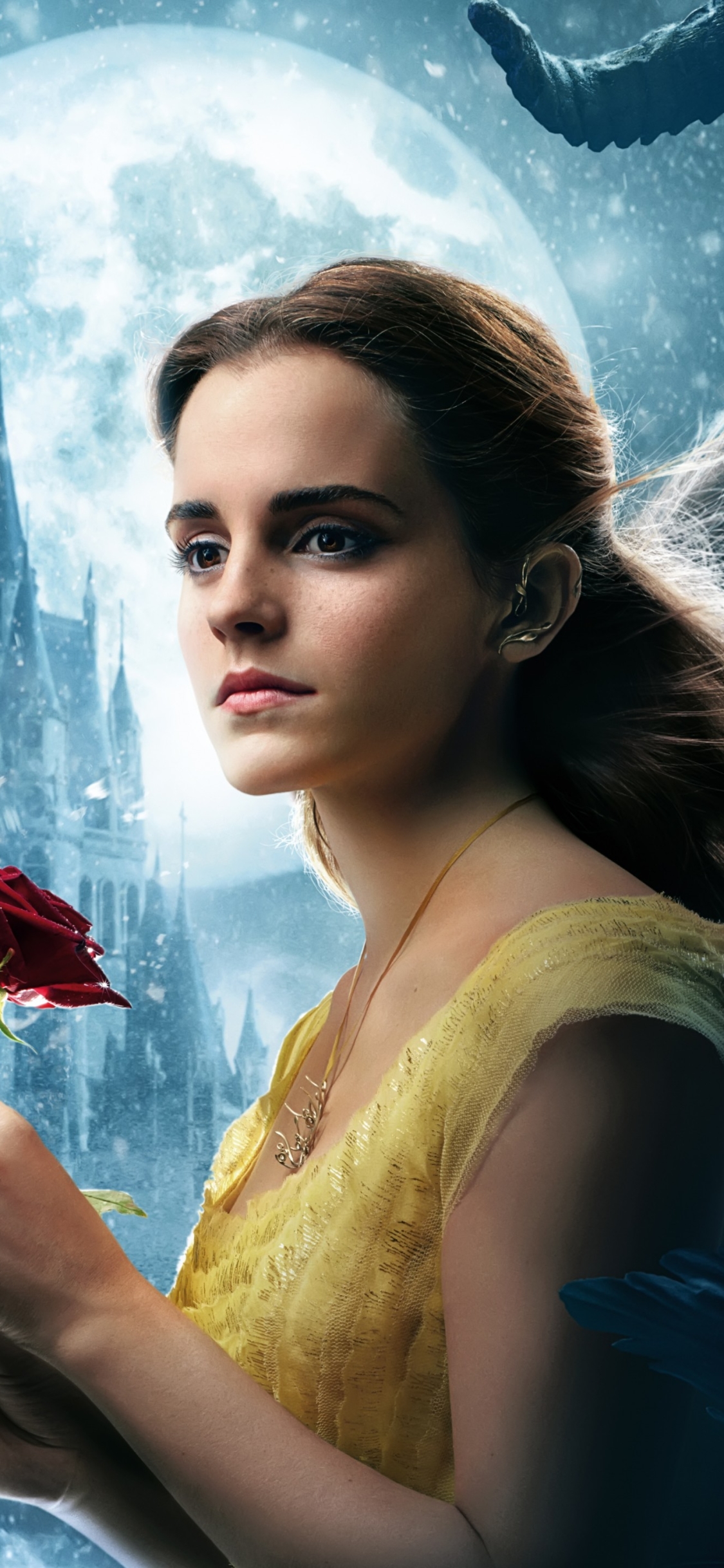 Descarga gratuita de fondo de pantalla para móvil de Emma Watson, Películas, La Bella Y La Bestia (2017).