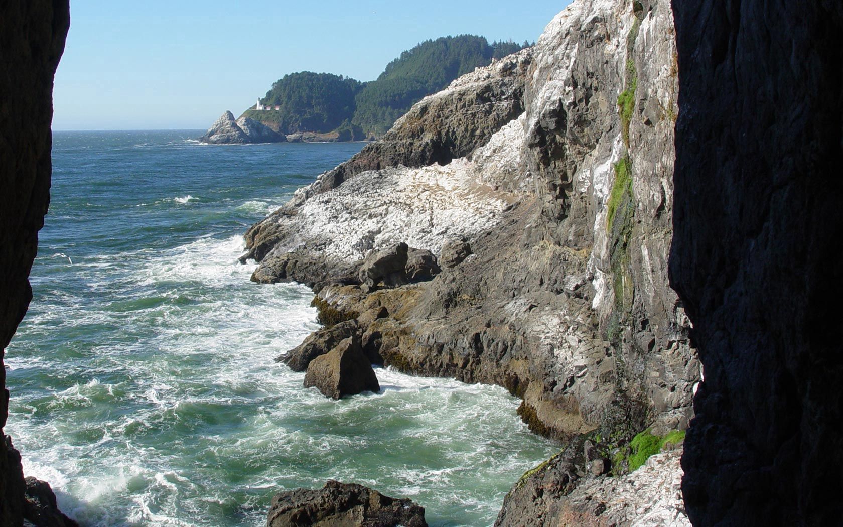 無料モバイル壁紙自然, 水, 波, 岩, 海, 峡谷, 影をダウンロードします。