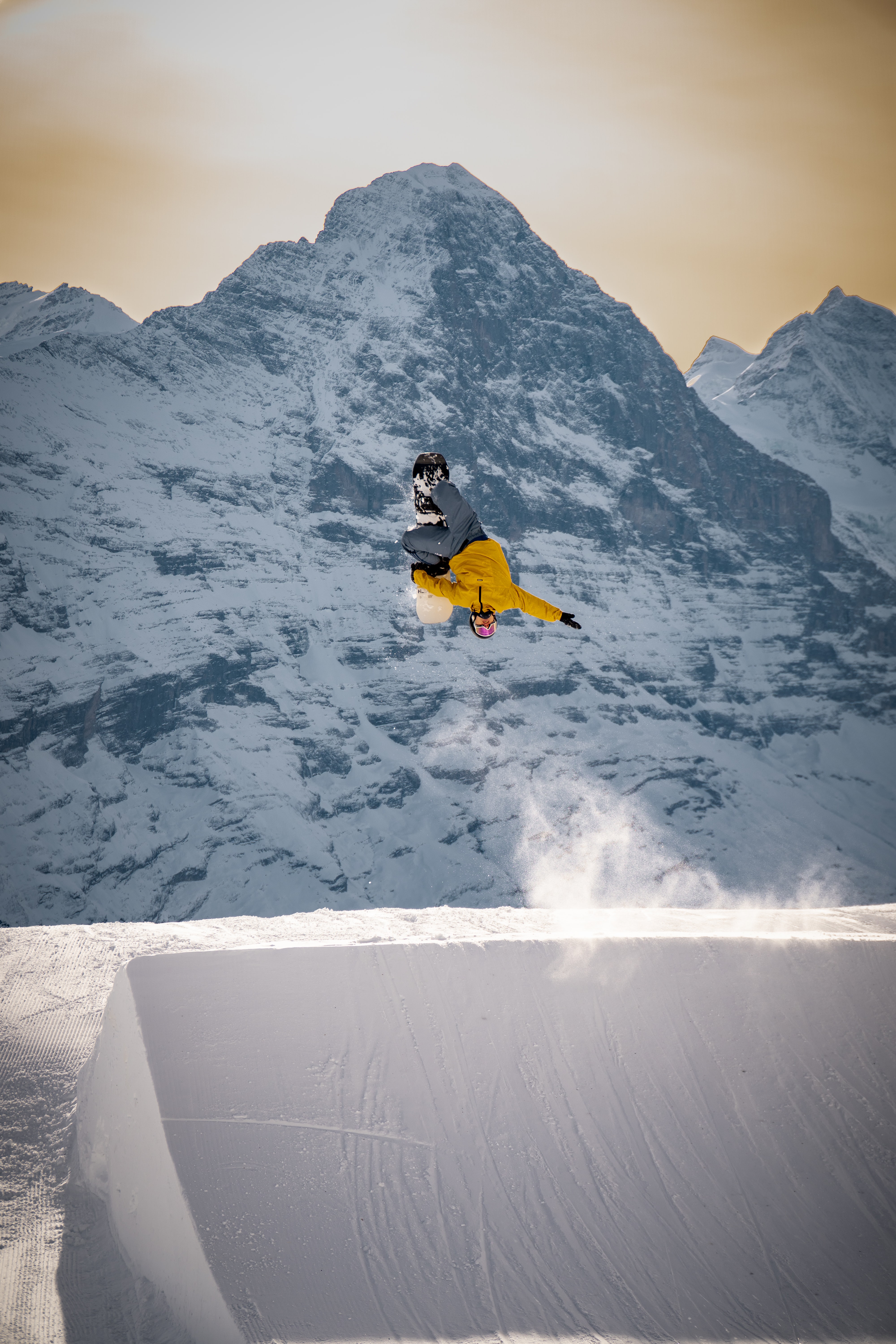 snowboard, sports, bounce, jump, snowboarder, extreme, trick, springboard