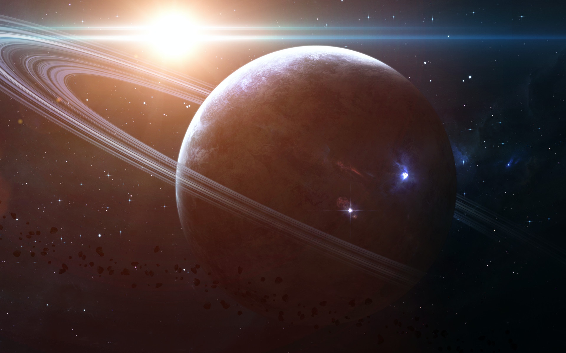 Laden Sie das Planet, Science Fiction, Weltraum, Planetenring-Bild kostenlos auf Ihren PC-Desktop herunter
