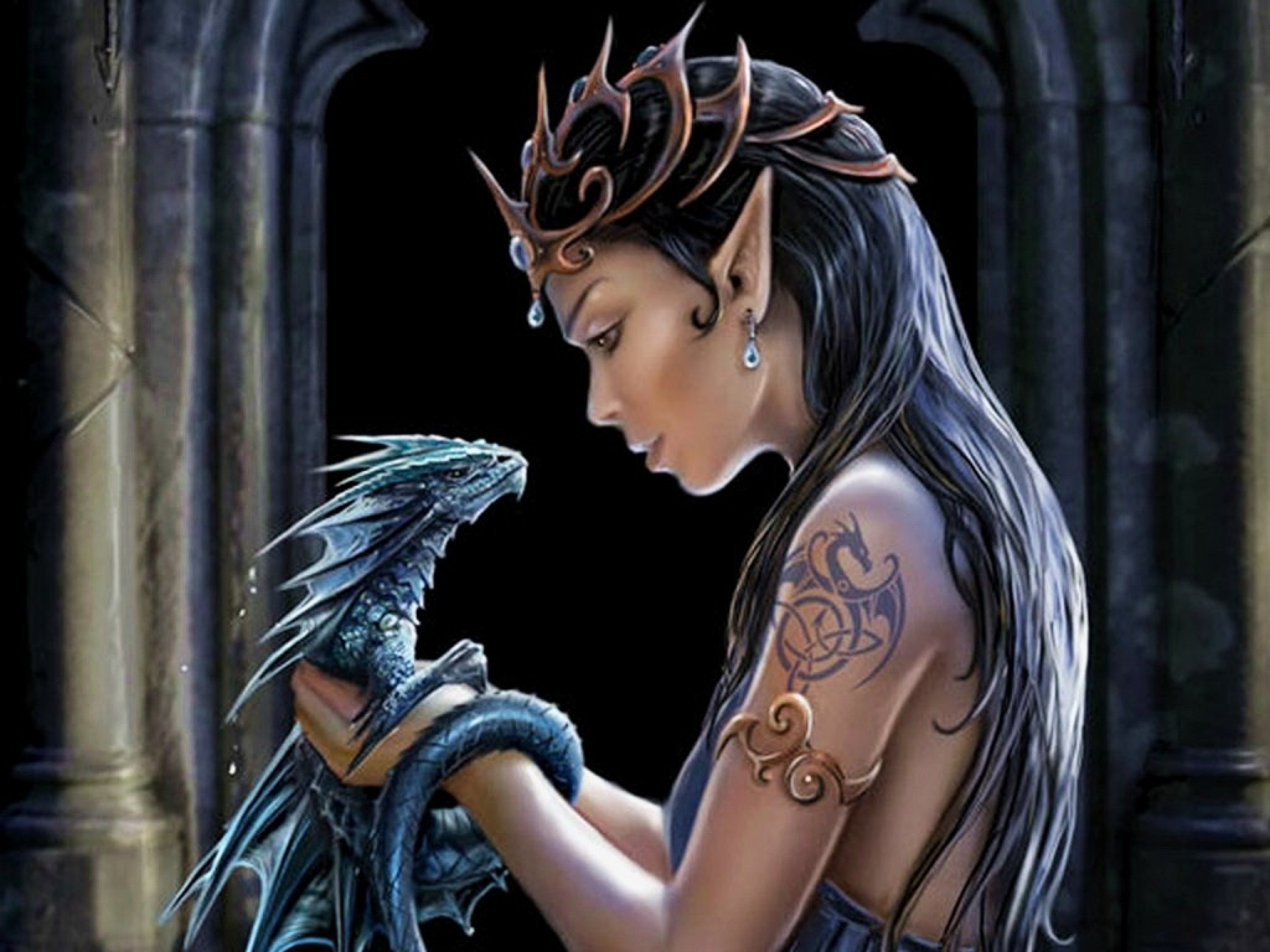 Download mobile wallpaper Fantasy, Dragon for free.