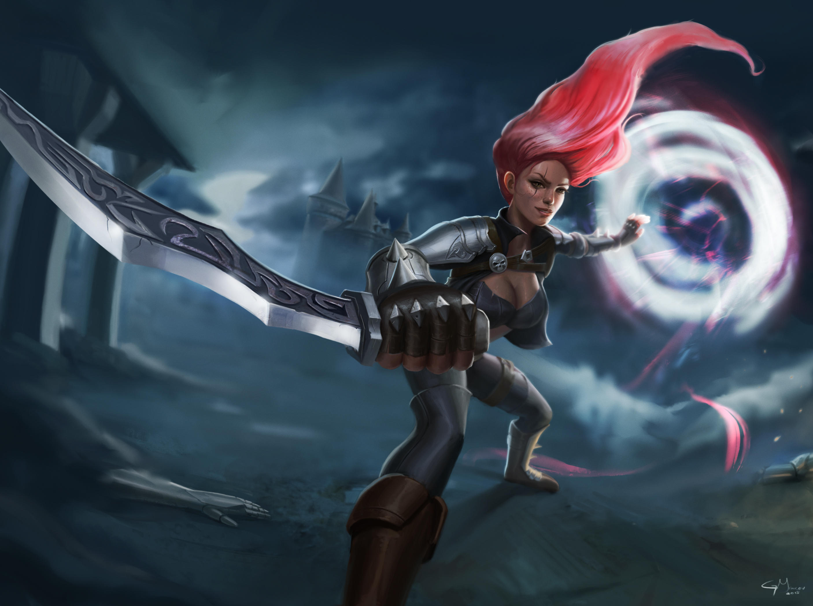 Baixe gratuitamente a imagem League Of Legends, Videogame, Katarina (Liga Das Lendas) na área de trabalho do seu PC