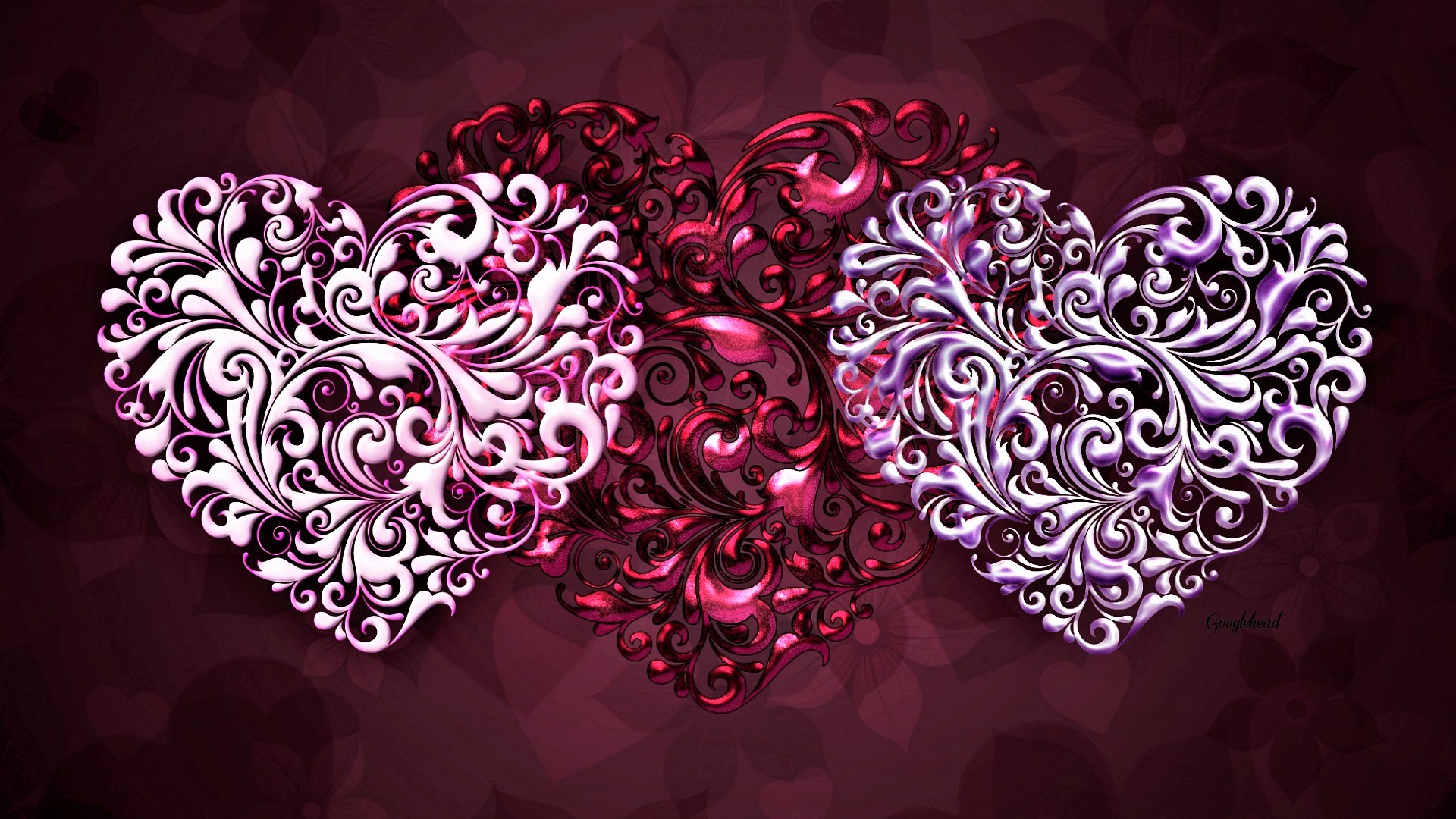 Laden Sie das Rosa, Herz, Künstlerisch-Bild kostenlos auf Ihren PC-Desktop herunter