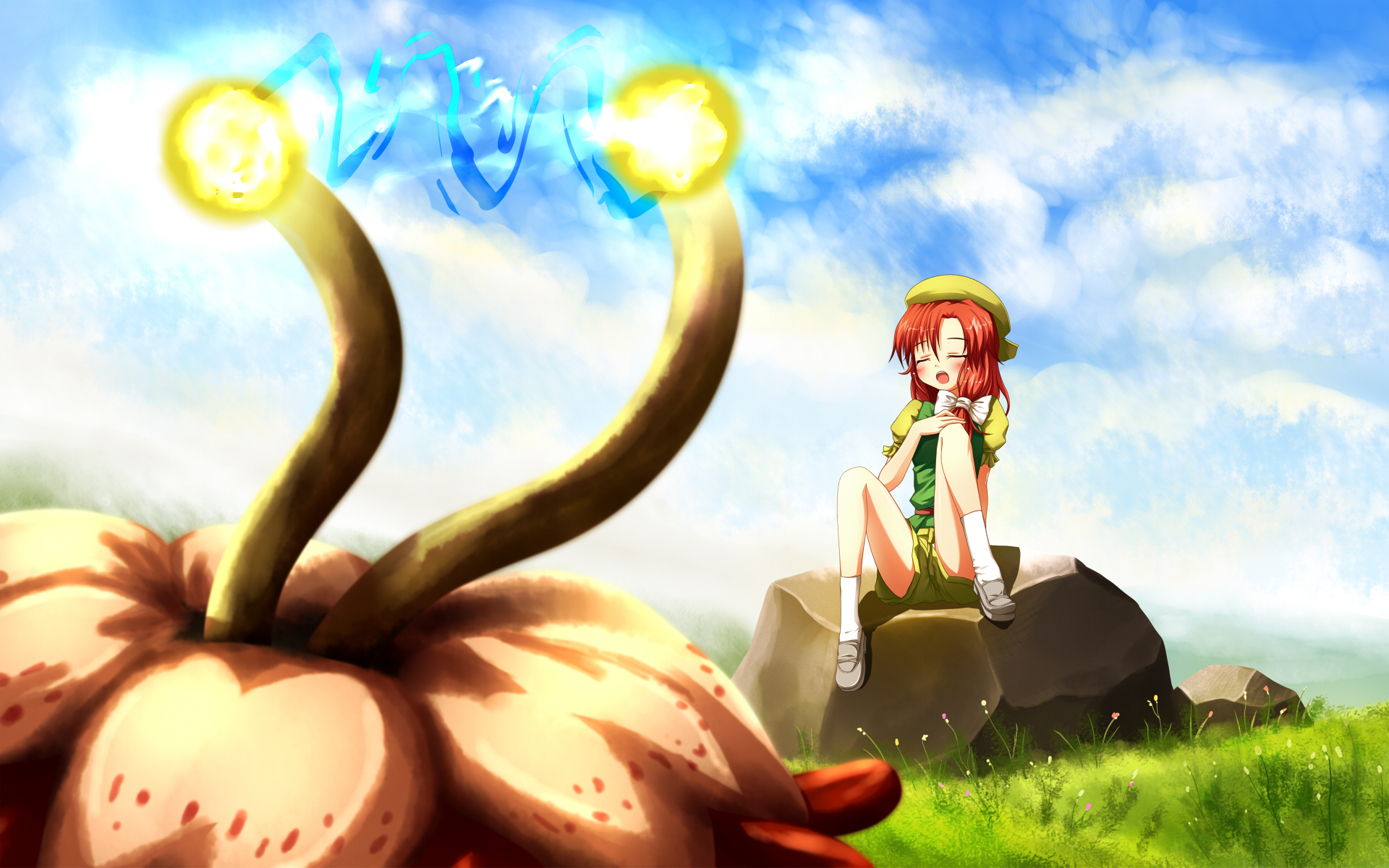 Laden Sie das Animes, Tuhu, Orange (Touhou)-Bild kostenlos auf Ihren PC-Desktop herunter