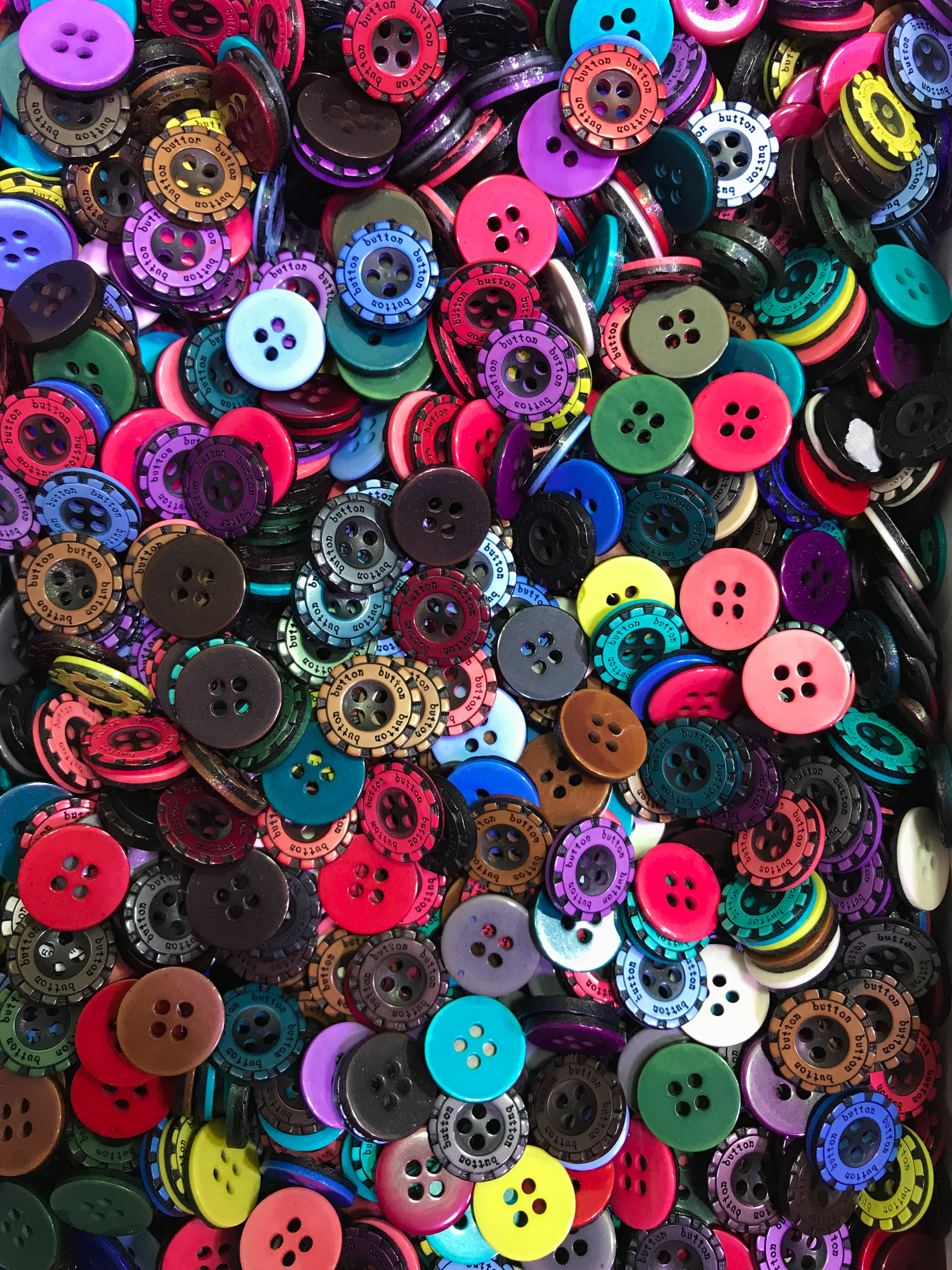 motley, texture, miscellanea, miscellaneous, multicolored, buttons, plastic