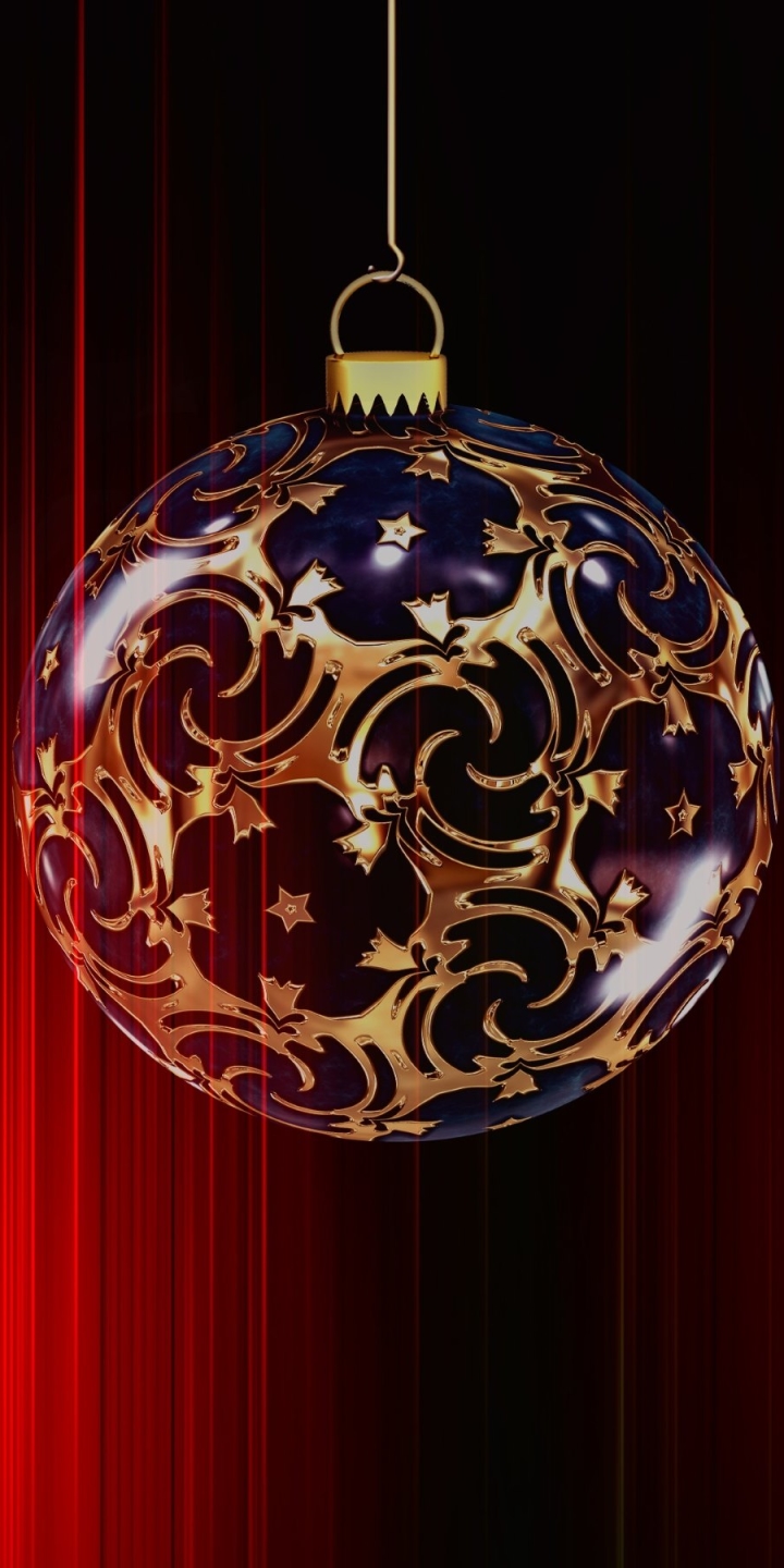 Download mobile wallpaper Christmas, Holiday, Stripes, Christmas Ornaments for free.