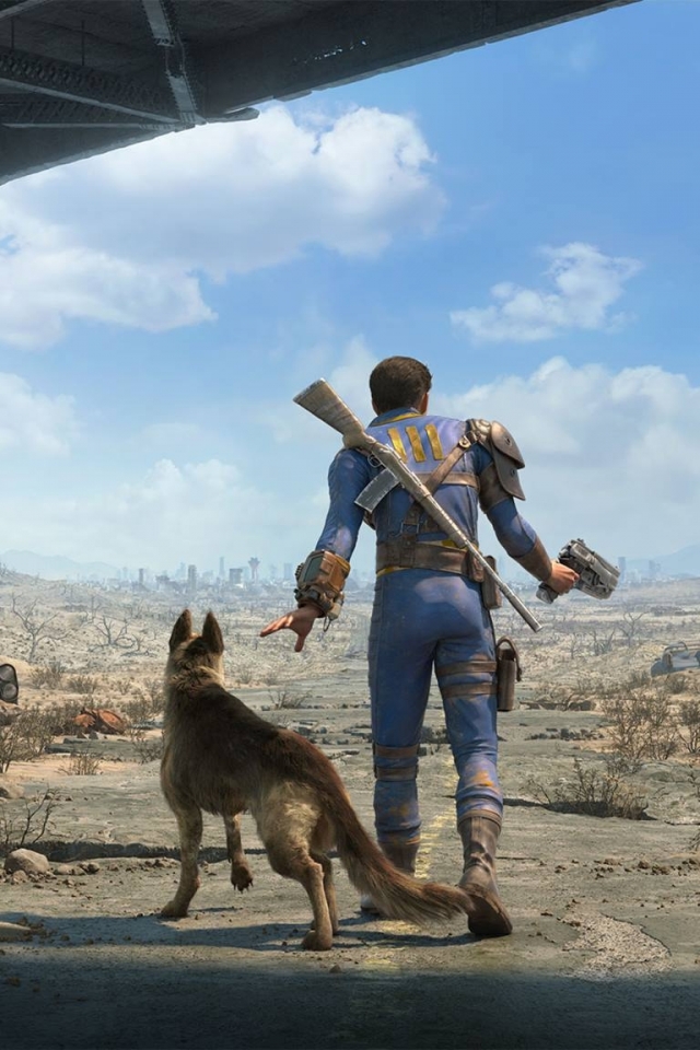 Handy-Wallpaper Computerspiele, Ausfallen, Fallout 4, Einziger Überlebender (Fallout 4) kostenlos herunterladen.