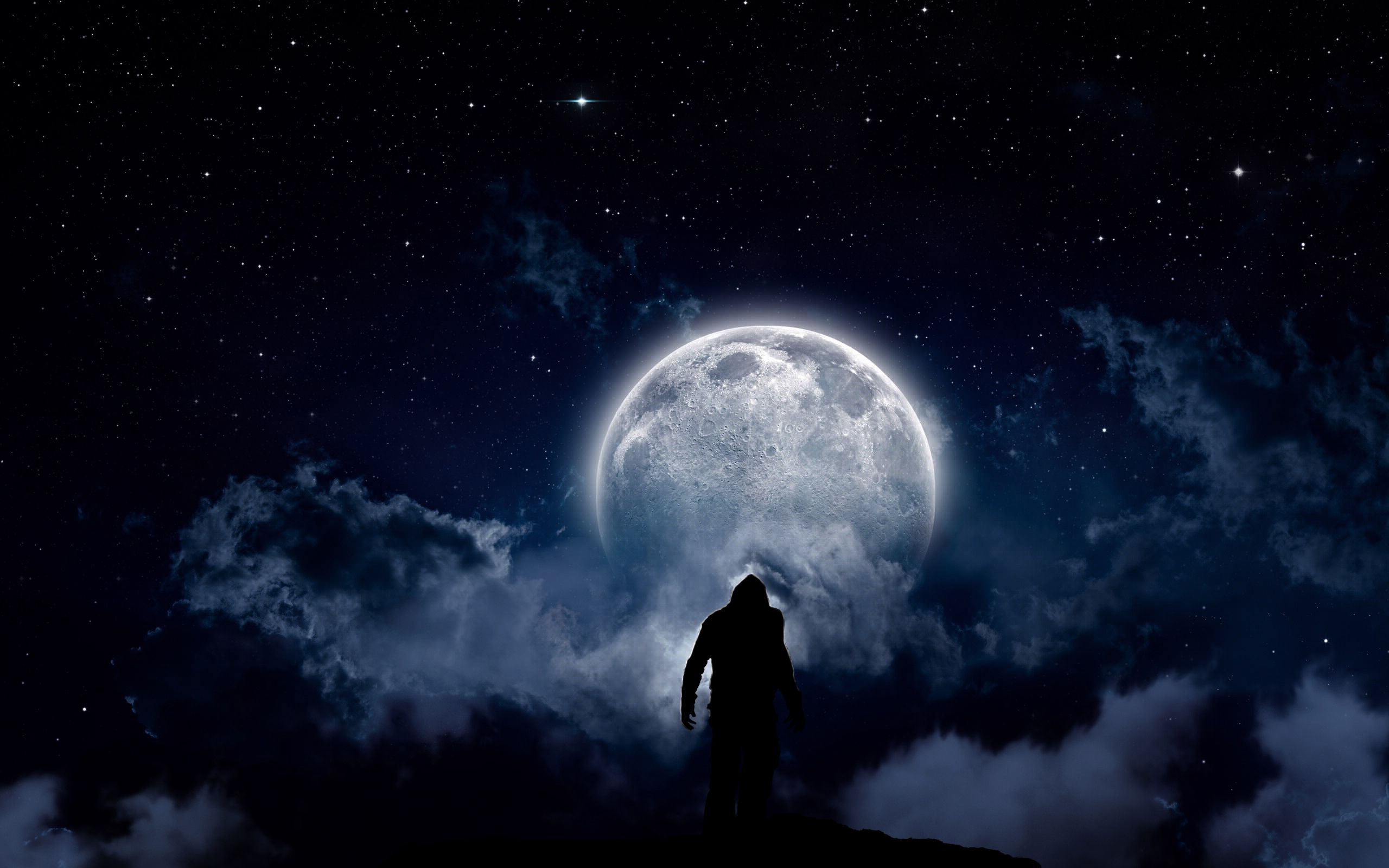 Laden Sie das Sterne, Mond, Science Fiction, Nacht, Mondlicht, Himmel-Bild kostenlos auf Ihren PC-Desktop herunter