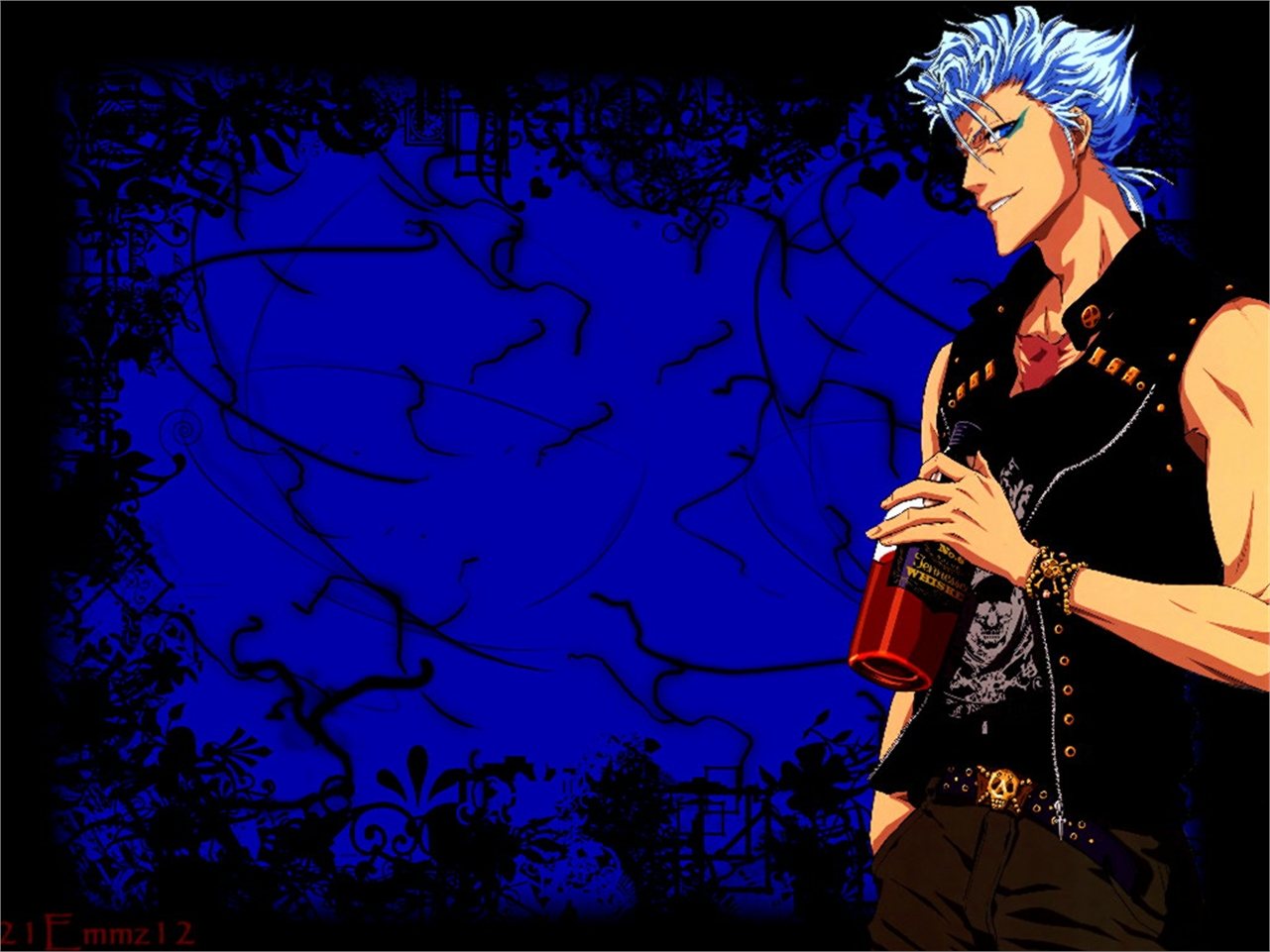 Download mobile wallpaper Grimmjow Jaegerjaquez, Bleach, Anime for free.