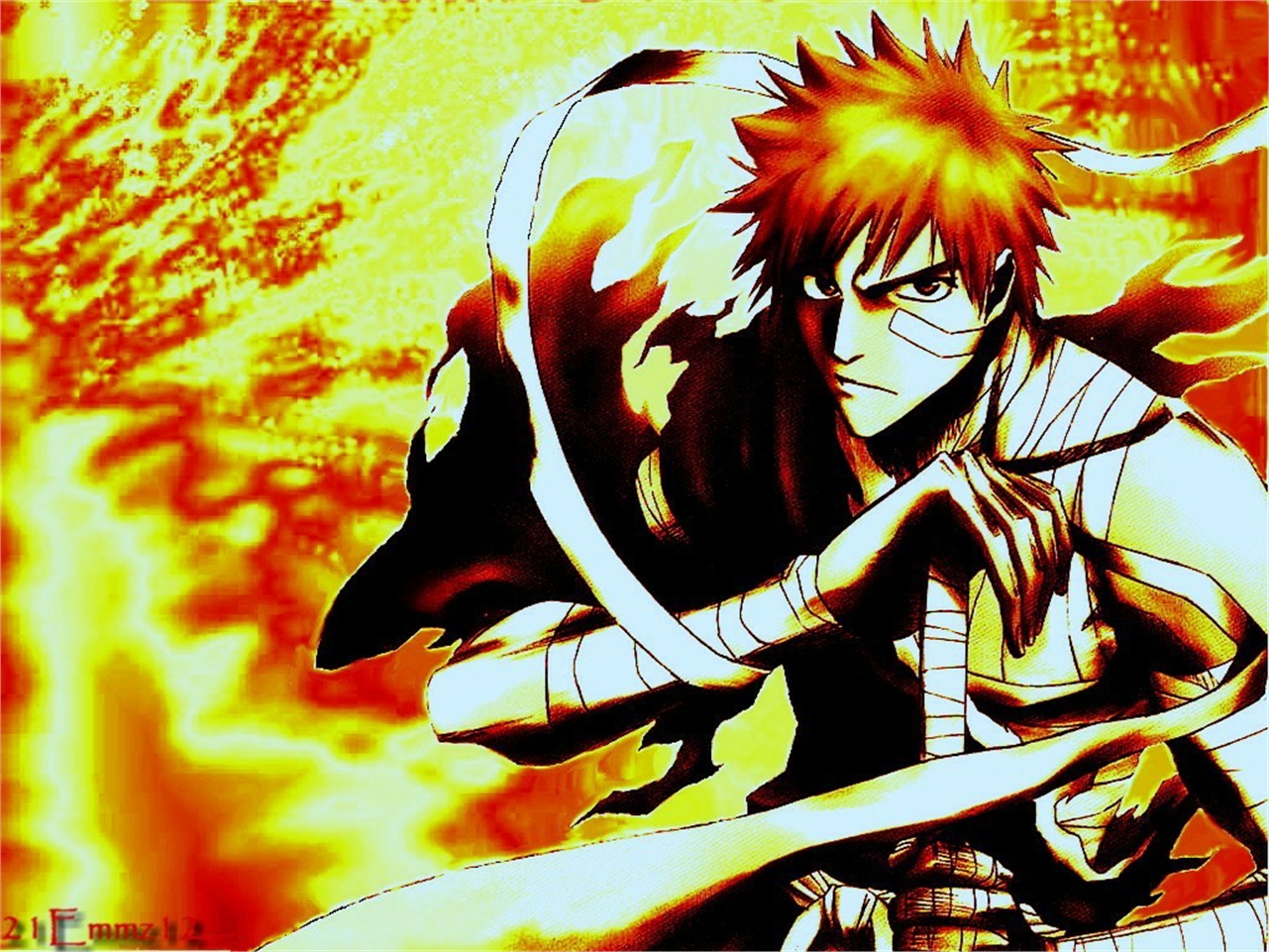 Handy-Wallpaper Bleach, Animes, Ichigo Kurosaki kostenlos herunterladen.