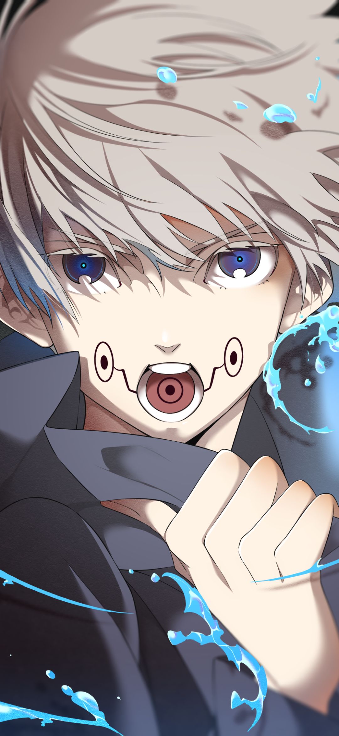 Download mobile wallpaper Anime, Blue Eyes, White Hair, Jujutsu Kaisen, Toge Inumaki for free.
