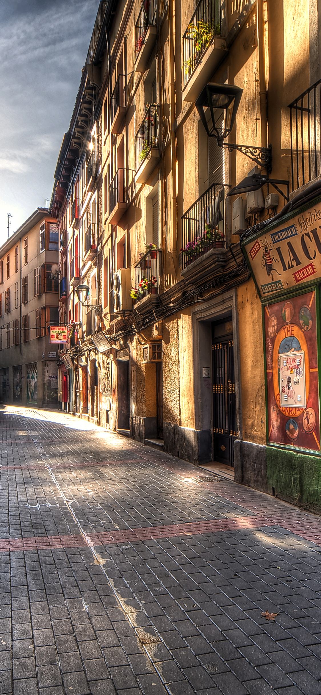 Download mobile wallpaper Building, Alley, Street, Spain, Man Made for free.