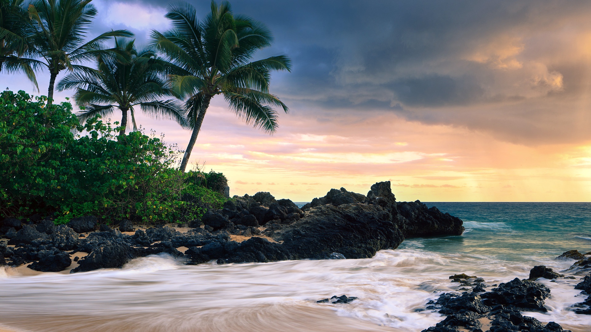 Скачать обои бесплатно Пляж, Тропики, Гавайи, Земля/природа картинка на рабочий стол ПК