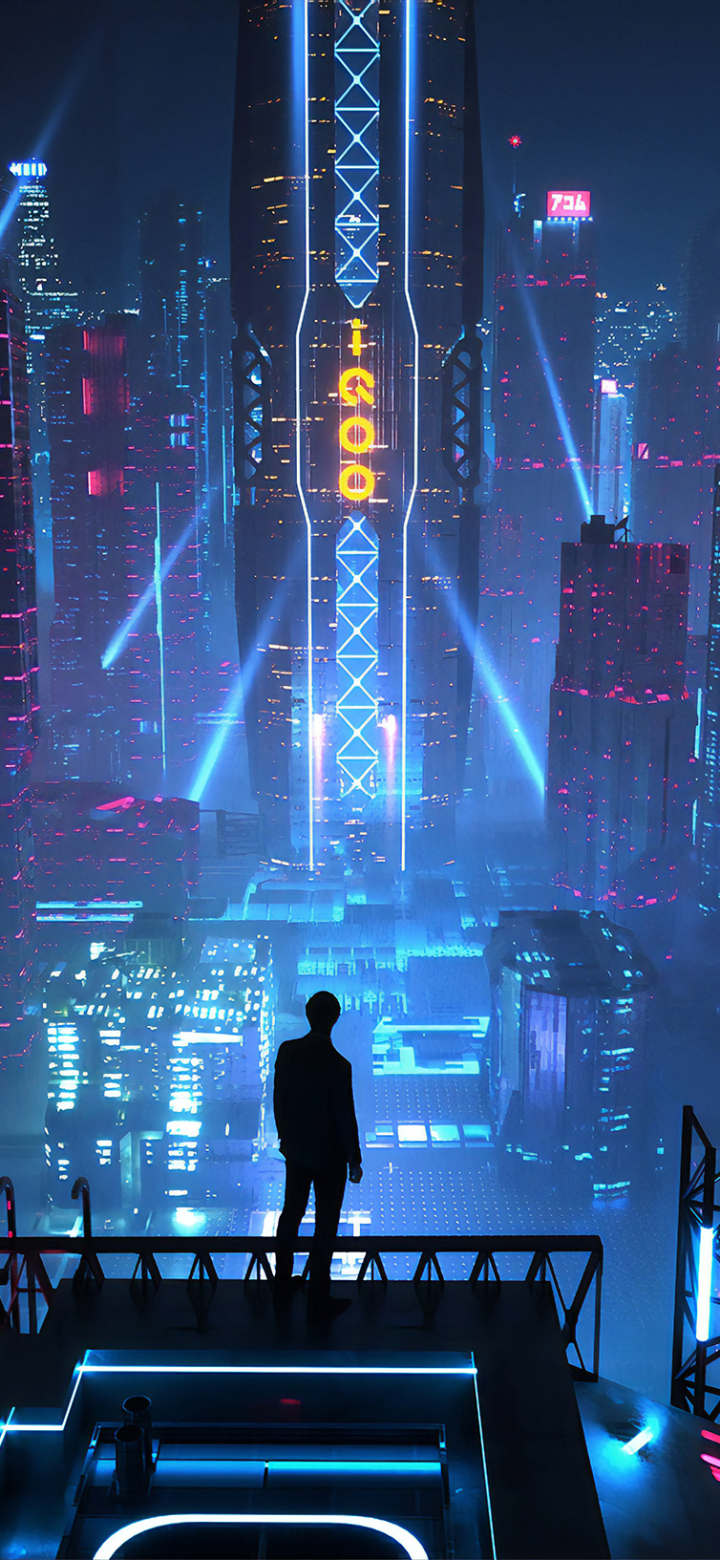 Download mobile wallpaper City, Sci Fi for free.