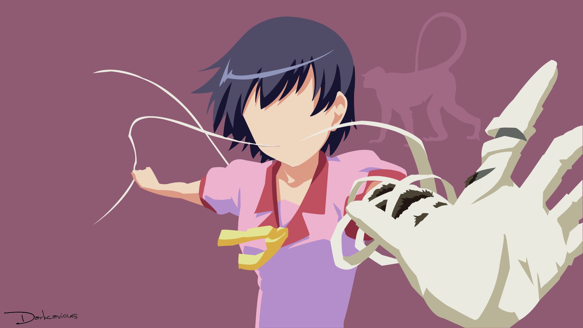 Free download wallpaper Anime, Monogatari (Series), Suruga Kanbaru on your PC desktop