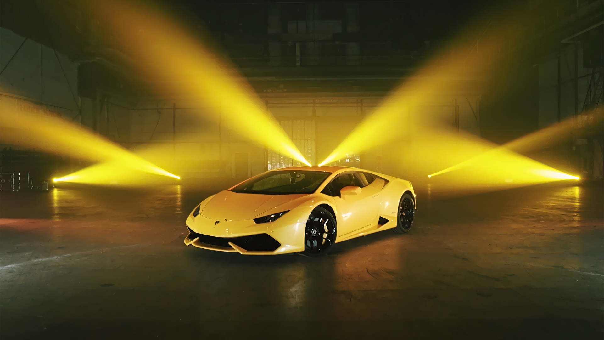 Descarga gratuita de fondo de pantalla para móvil de Lamborghini, Coche, Superdeportivo, Lamborghini Huracán, Vehículos, Coche Amarillo.