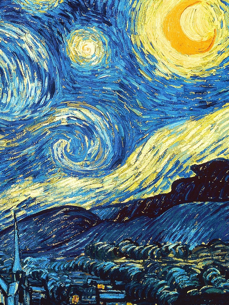 Descarga gratuita de fondo de pantalla para móvil de Noche, Pintura, Cuadro, Artístico, Vincent Van Gogh.