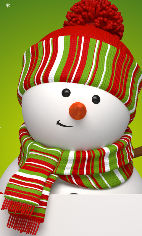 Download mobile wallpaper Snowman, Christmas, Artistic for free.