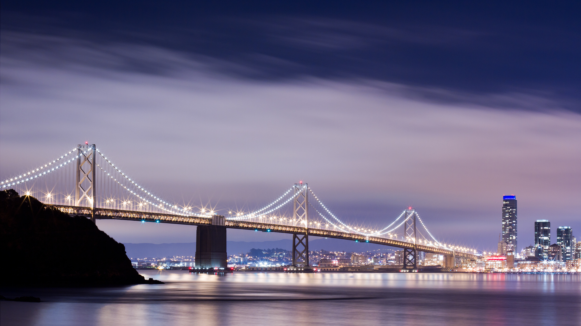 Baixe gratuitamente a imagem Cidade, Feito Pelo Homem, Ponte São Francisco Oakland Bay na área de trabalho do seu PC