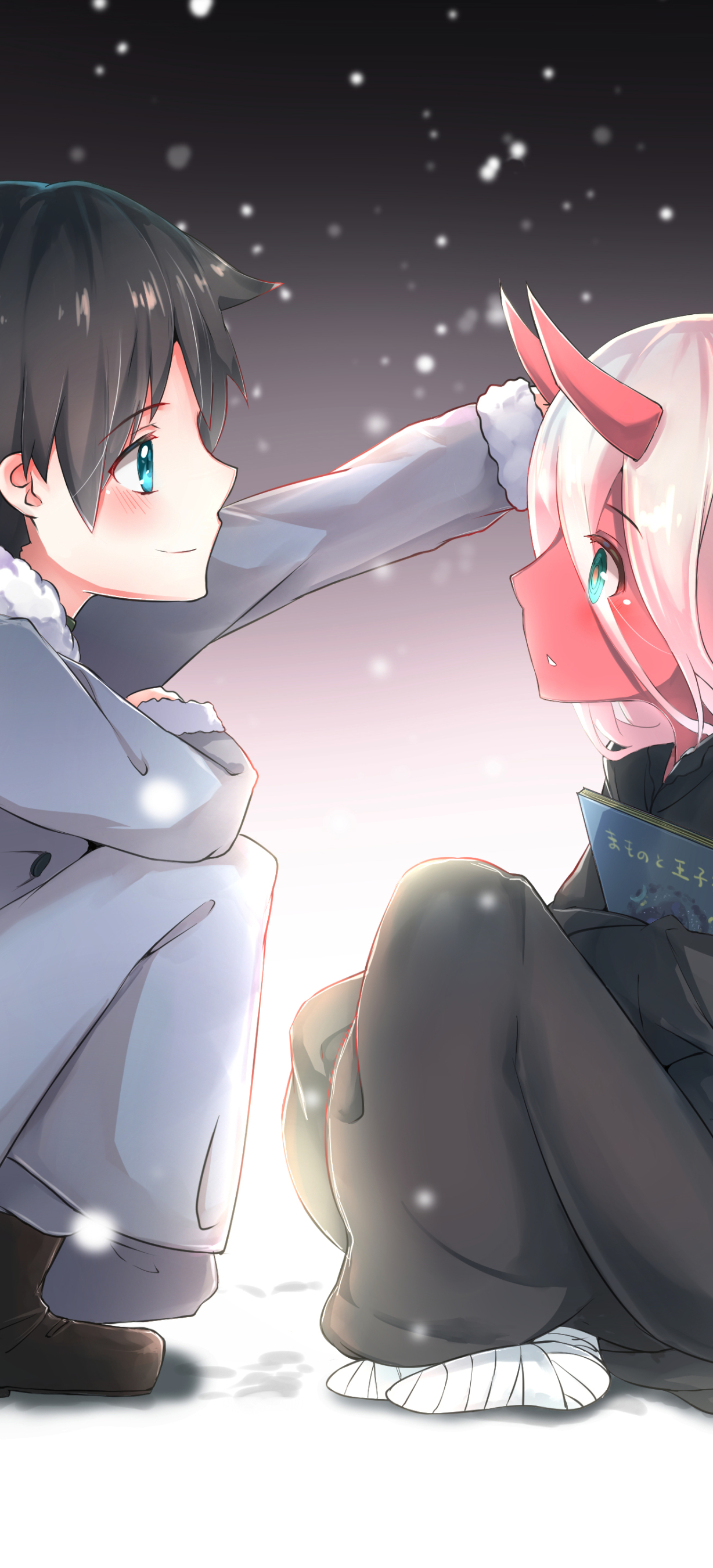 Descarga gratuita de fondo de pantalla para móvil de Animado, Darling In The Franxx, Zero Two (Darling En El Franxx), Hiro (Cariño En El Franxx), Cero Dos (Darling In The Franxx), Hiro (Darling In The Franxx).