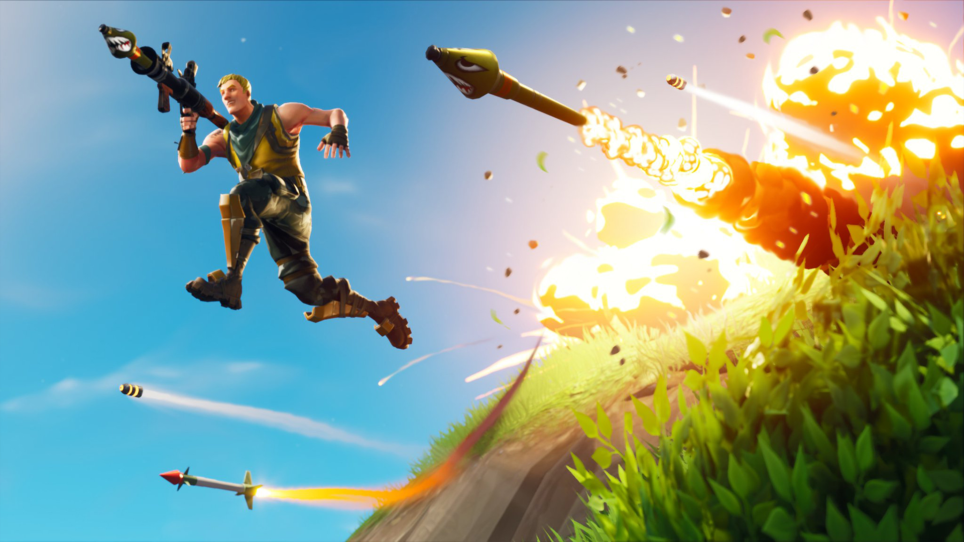 Laden Sie das Computerspiele, Fortnite-Bild kostenlos auf Ihren PC-Desktop herunter