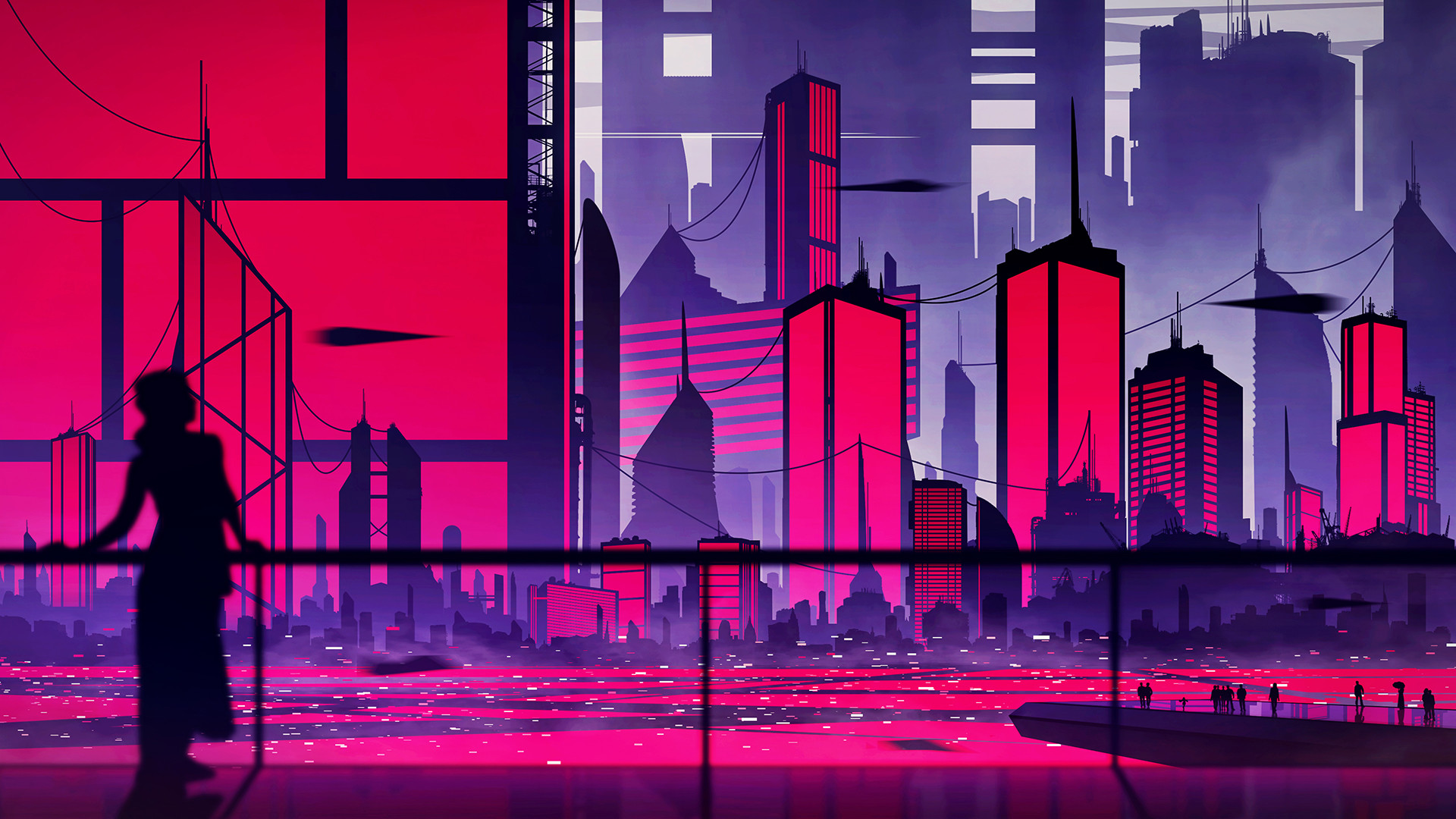 Free download wallpaper City, Building, Sci Fi on your PC desktop