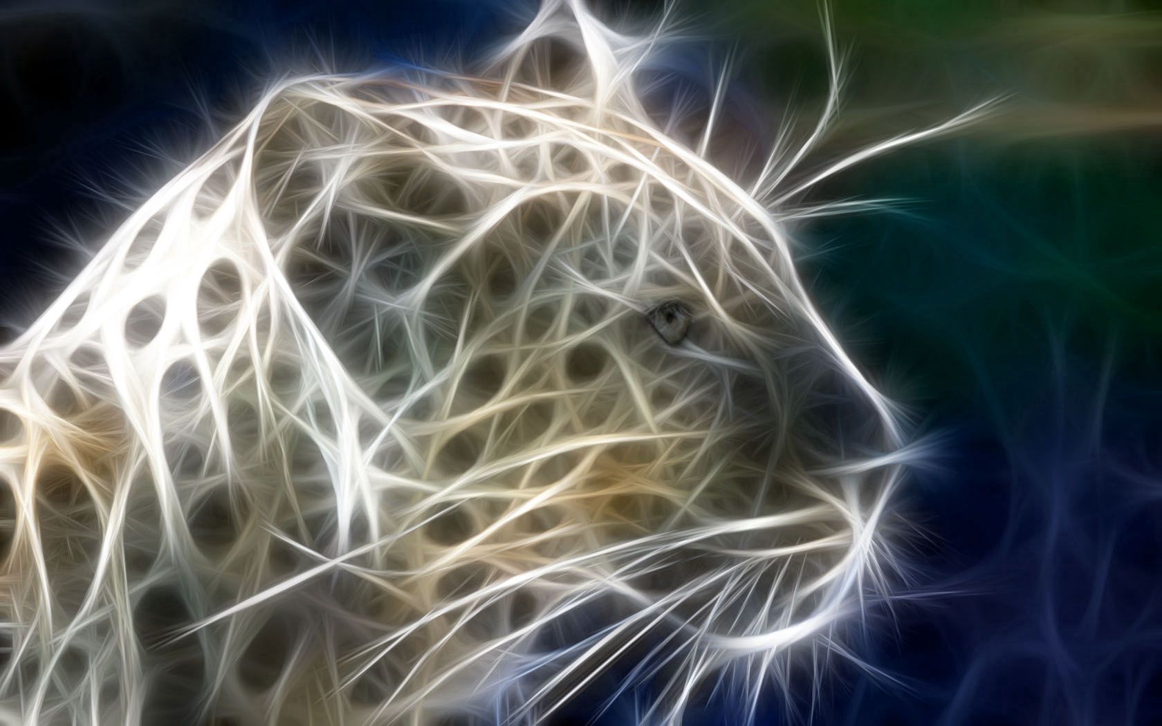 Download mobile wallpaper Animal, Leopard, Shine, Light, Abstract, Lines for free.