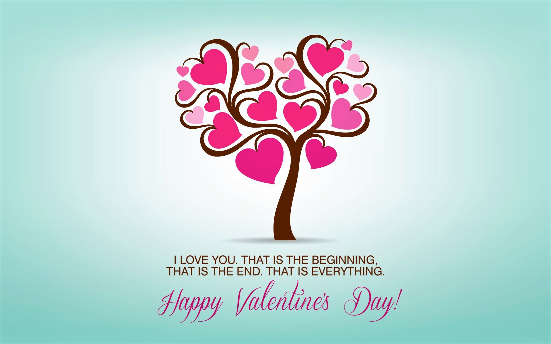 PCデスクトップに木, 愛する, バレンタイン・デー, 心臓, ホリデー, 声明, ハッピーバレンタインデー画像を無料でダウンロード