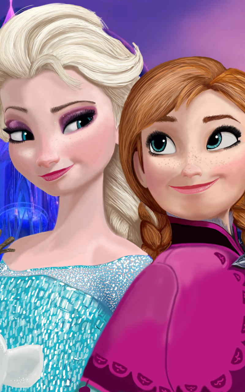 Téléchargez des papiers peints mobile La Reine Des Neiges, Film, La Reine Des Neiges (Film), Anna (Congelée), Elsa (Congelée) gratuitement.
