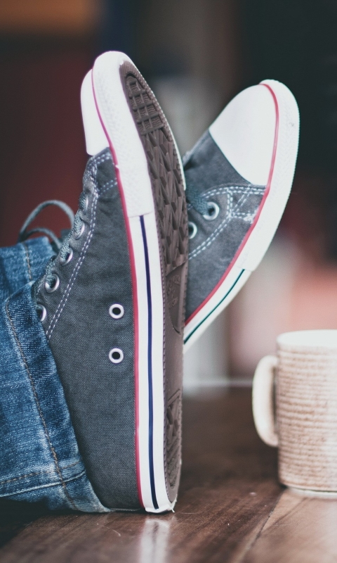 Download mobile wallpaper Converse, Products, Shoe for free.