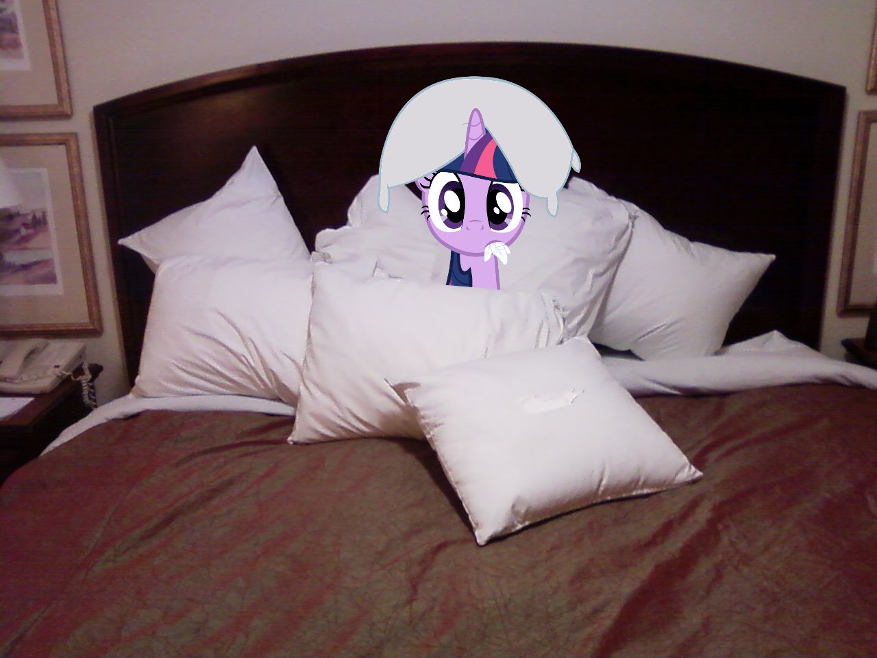 Download mobile wallpaper Pillow, Bed, Twilight Sparkle, Tv Show, My Little Pony: Friendship Is Magic for free.