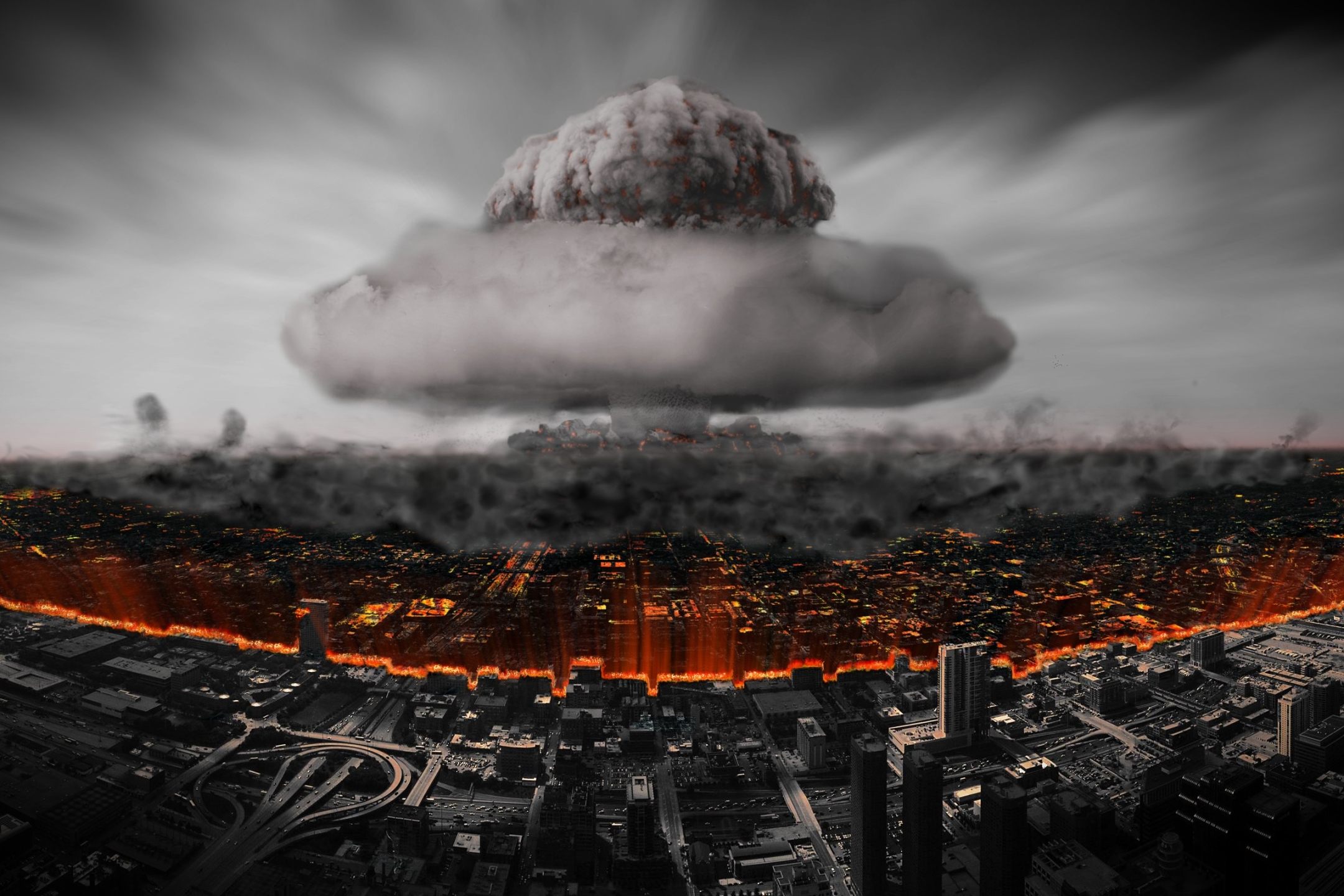 1385347 Hintergrundbild herunterladen science fiction, apokalyptisch, explosion, atombombe, bombe - Bildschirmschoner und Bilder kostenlos