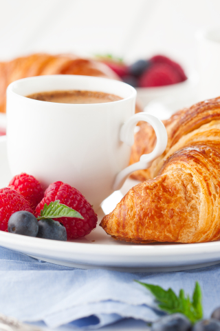 Download mobile wallpaper Food, Coffee, Cup, Breakfast for free.