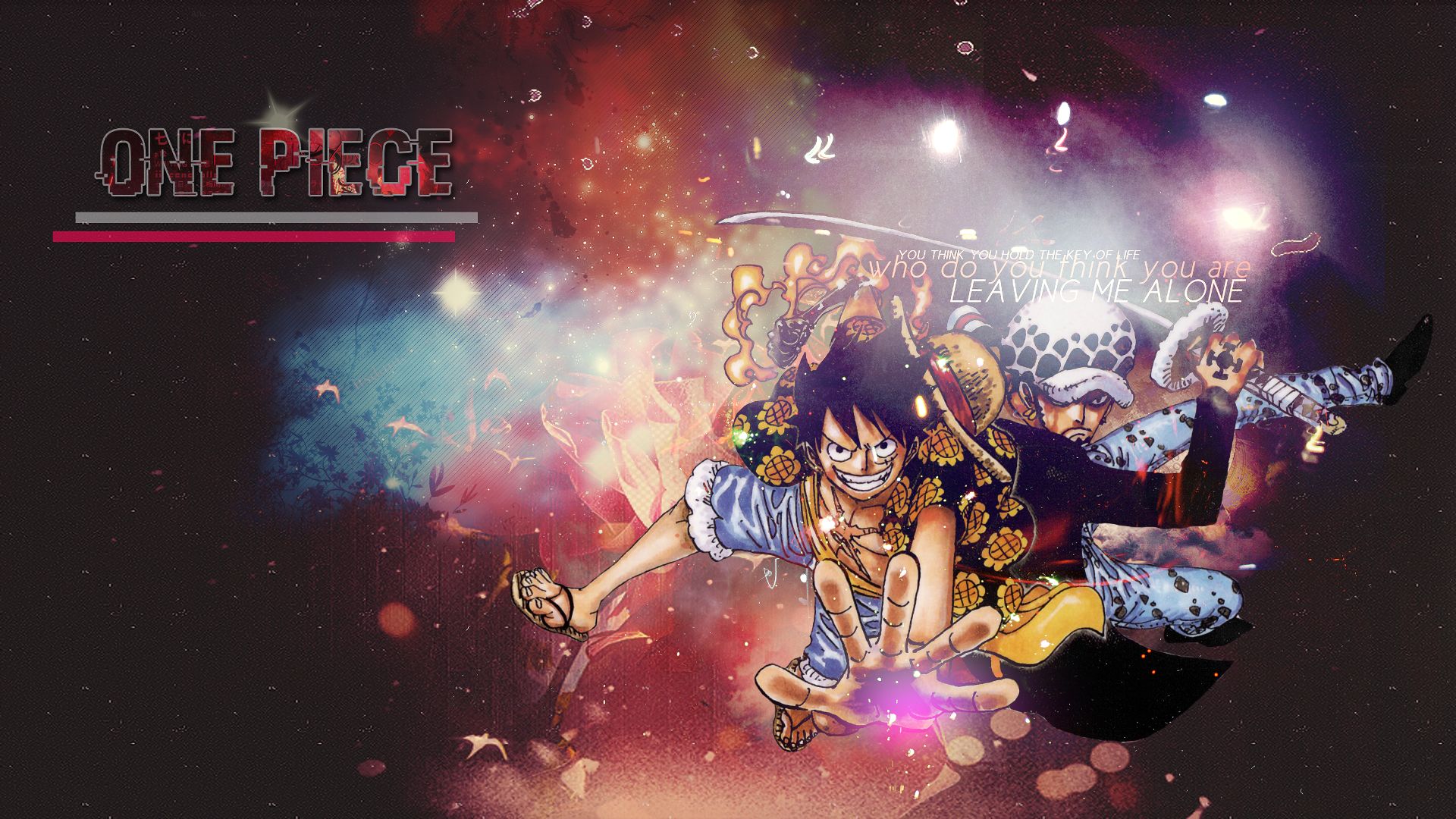 Download mobile wallpaper Trafalgar Law, Monkey D Luffy, One Piece, Anime for free.