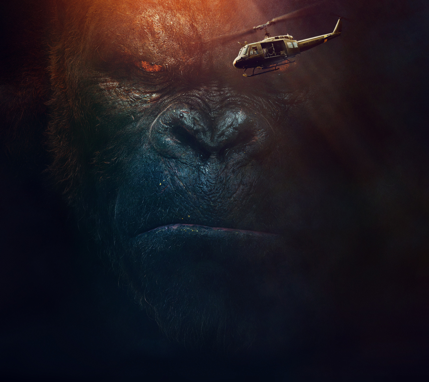 Baixar papel de parede para celular de King Kong, Gorila, Macaco, Filme, Kong: A Ilha Da Caveira gratuito.