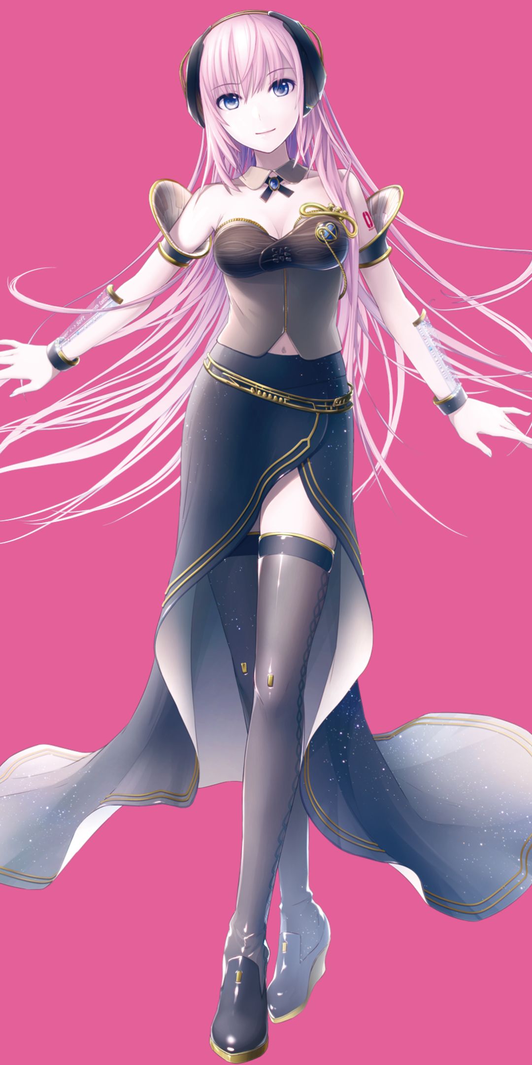 Descarga gratuita de fondo de pantalla para móvil de Vocaloid, Luka Megurine, Animado, Cabello Rosado.