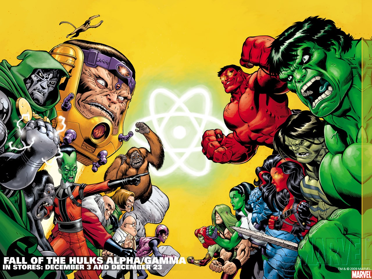 Handy-Wallpaper Hulk, Doktor Untergang, Comics, She Hulk, Untergang Der Hulks kostenlos herunterladen.
