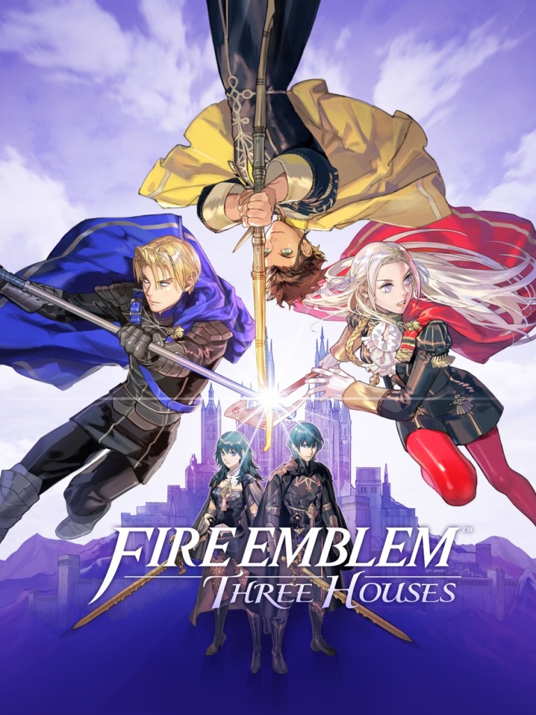 video game, fire emblem: three houses, edelgard (fire emblem), byleth (fire emblem), claude (fire emblem), dimitri (fire emblem)