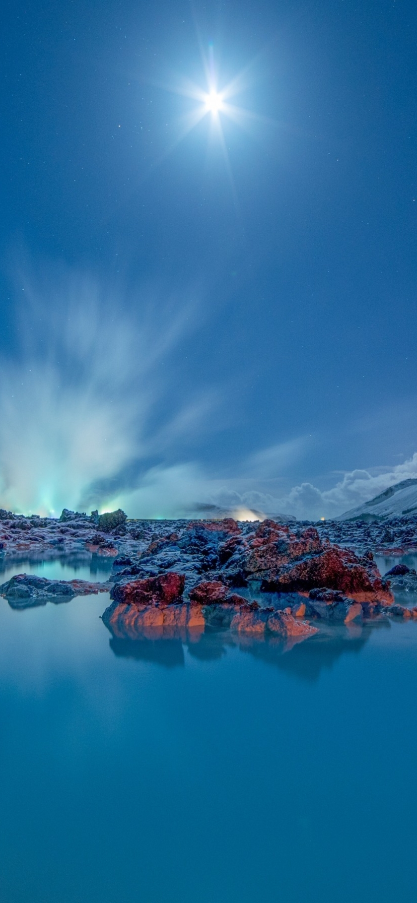 Téléchargez des papiers peints mobile Hiver, Lac, Islande, Terre/nature gratuitement.