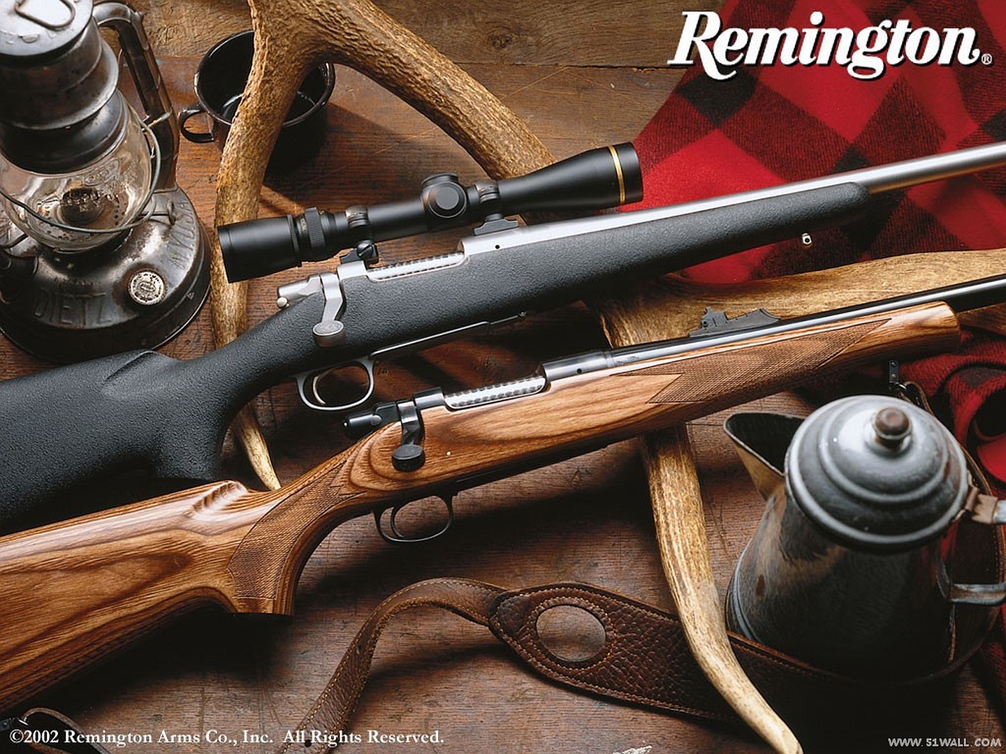 Популярні заставки і фони Гвинтівка Remington на комп'ютер