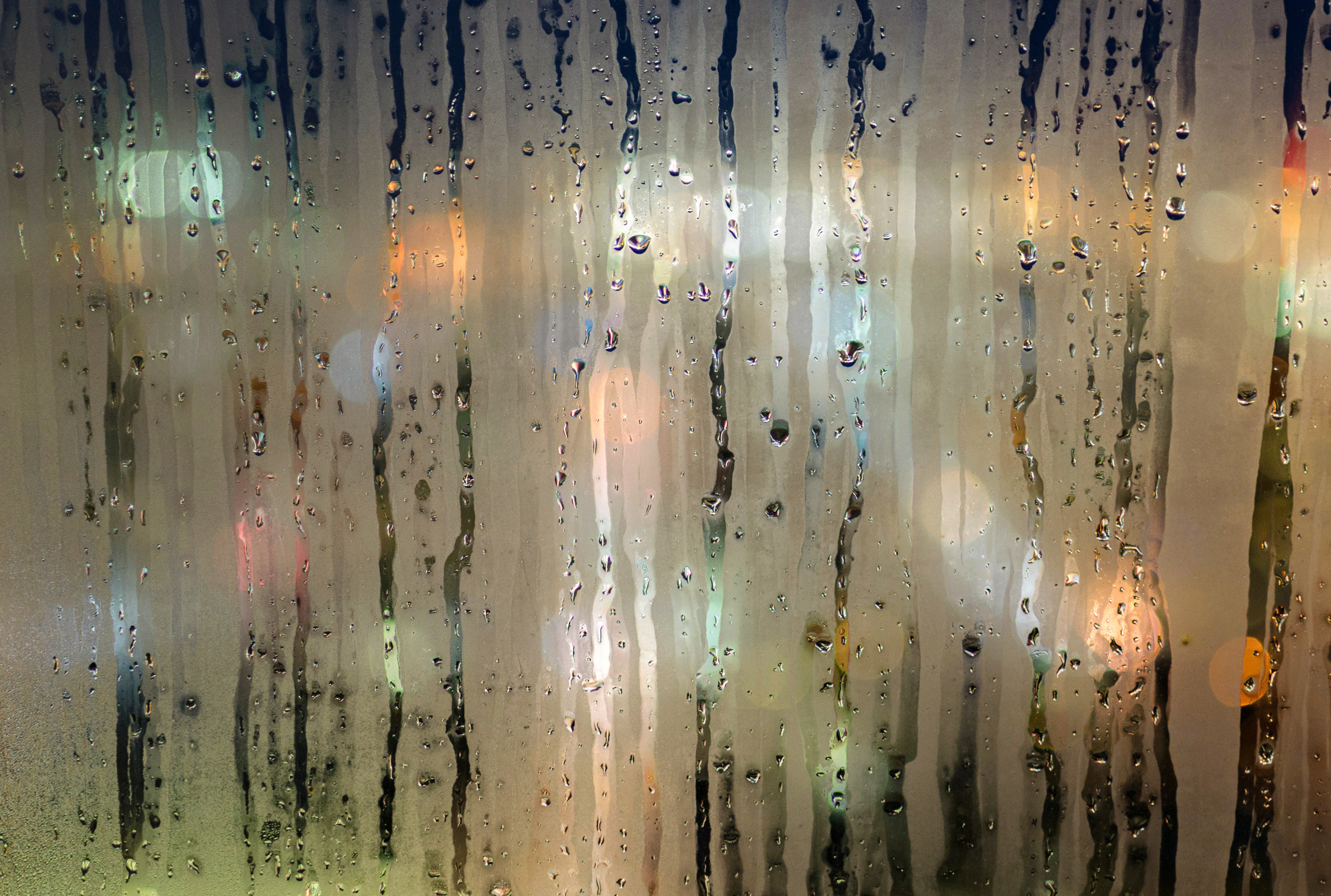 Download mobile wallpaper Light, Window, Photography, Raindrops for free.