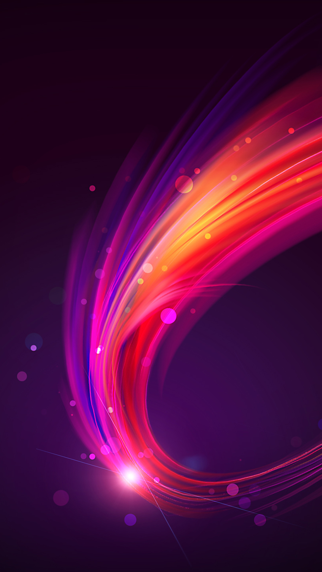 Download mobile wallpaper Abstract, Purple, Wave for free.
