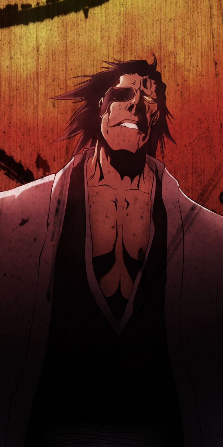 Handy-Wallpaper Bleach, Animes, Kenpachi Zaraki kostenlos herunterladen.